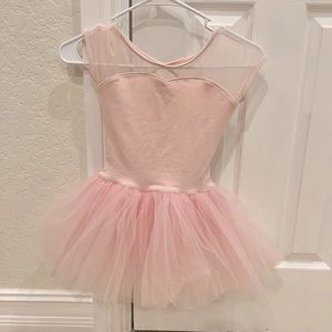 Calezio Size M beautiful pink ballet tulle skirt dress